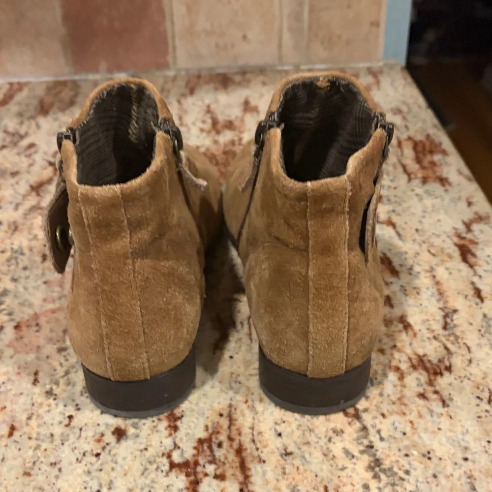 Franco Sarto Ankle Suede Boots - Picture 3 of 12